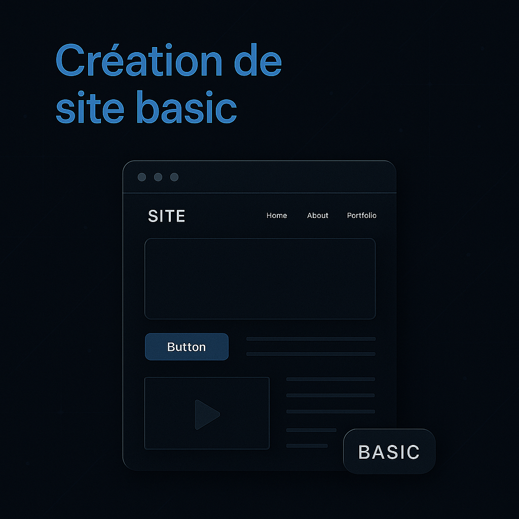 Site basic livraison en 48h